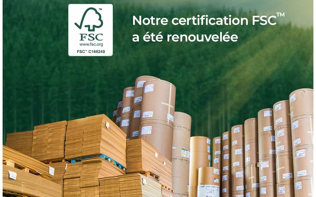 Our FSC certification has been Renewed